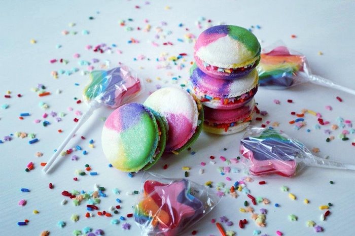 Unicorn Macarons