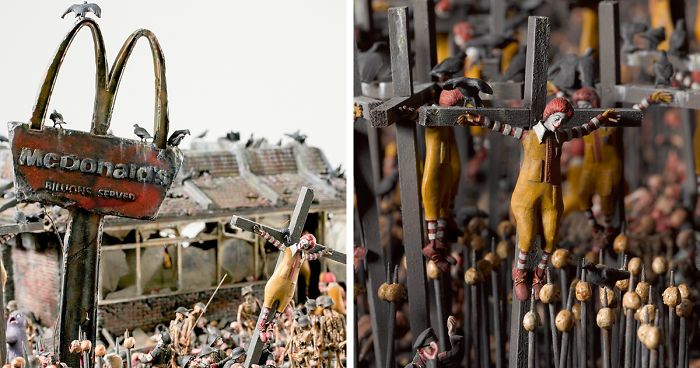 Artist Imagines How McDonalds Would Look If Nazis Opened It In Hell (NSFW)