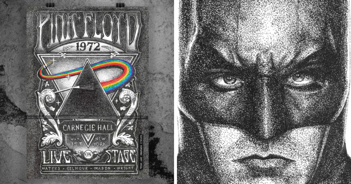 I Draw Millions Of Dots To Create These Images