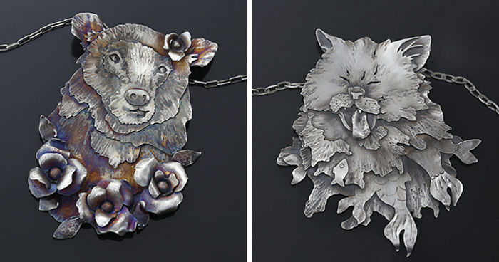 I Turn My Detailed Sketches Into Silver Animal Jewelry