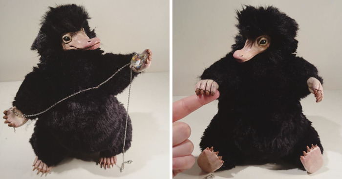 Handmade Niffler Inspired By The “Fantastic Beasts And Where To Find Them”