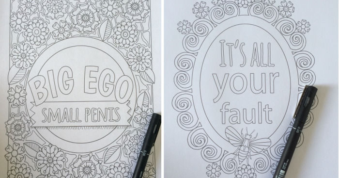 Break Up Stress Relief Coloring Book