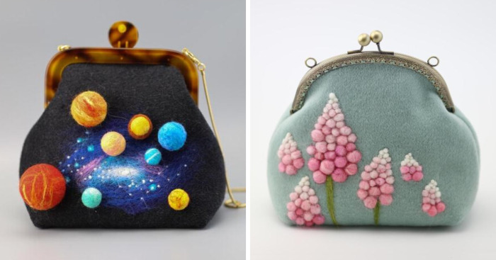 I Find Felting Healing And Relaxing So I Use It To Create Berets And Purses