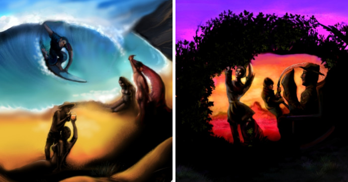 Artist Is Turning Heads With Surreal Rotating Art