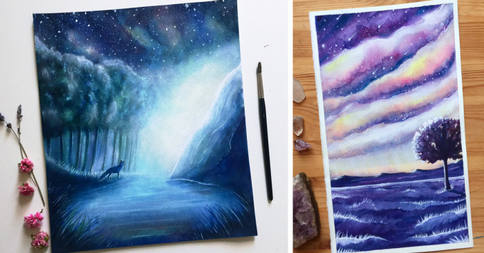 I Love To Paint Imaginary Worlds