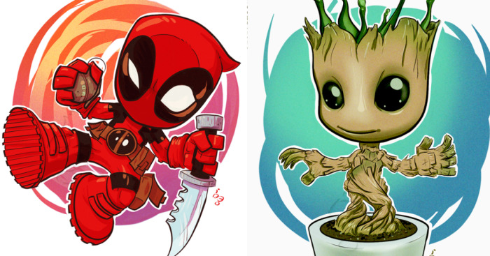 My Friend Draws Adorable Chibi Versions Of Popular Characters. How Many Can You Recognize?