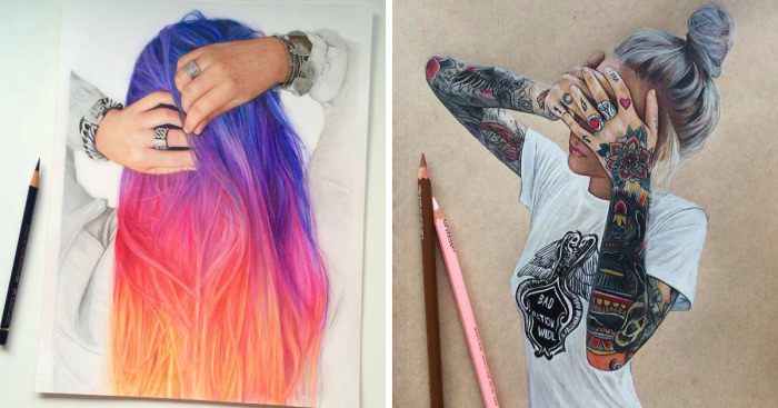 Beautiful Color Pencil Drawings By Jenifer De Boer