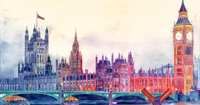 Speed Painting Of Big Ben By Maja Wrońska