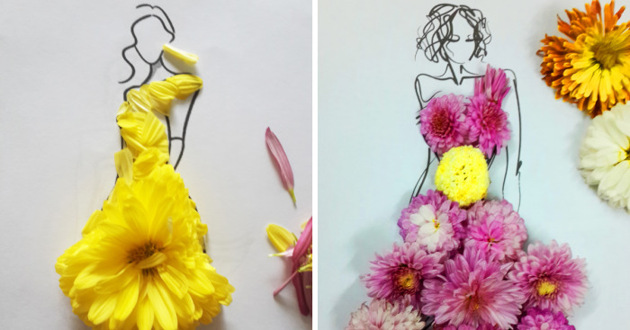 I Create Stunning Couture Gowns And Dresses With Flowers