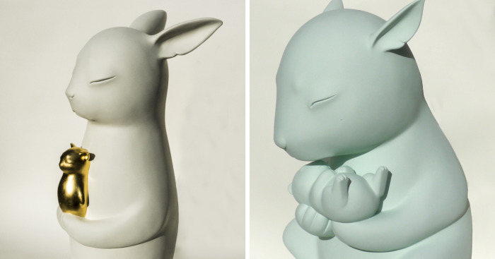 I Create Animal Sculptures From Resin Inspired By Miyazaki Creatures