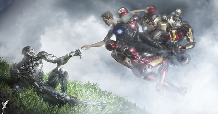 I Recreated Famous Works Of Art Using Marvel Toys