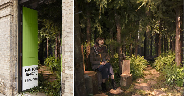 Airbnb And Pantone Create “Outside In” House In London To Help People Fight The Winter Blues