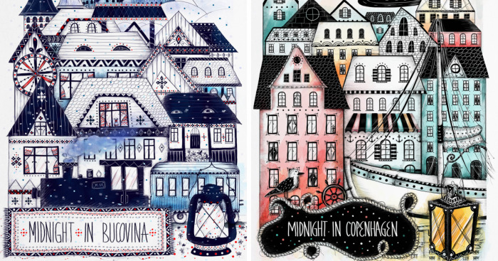 I Illustrated Cities That I Visited And Loved