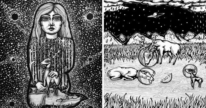 I’m Drawing Short Stories About The Internal Universe