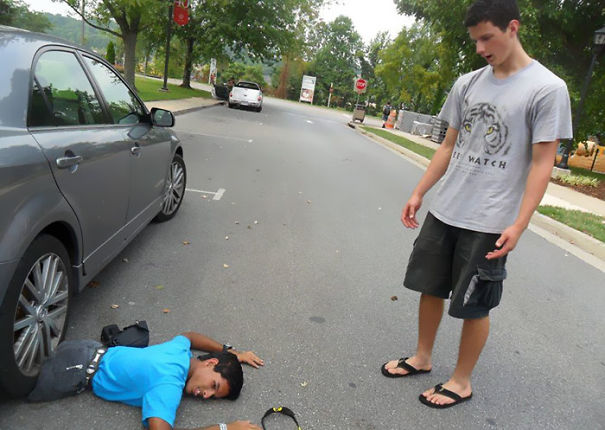 My Friend Mark Was Born Without Legs. He Has A Good Sense Of Humor About It