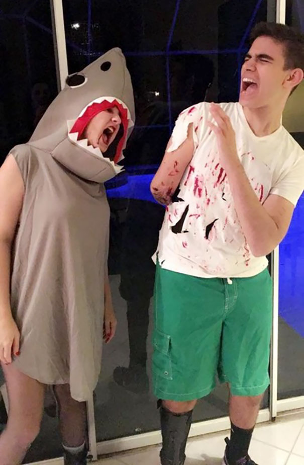 T Was My Cousin's First Halloween As An Amputee... We Decided To Have Some Fun