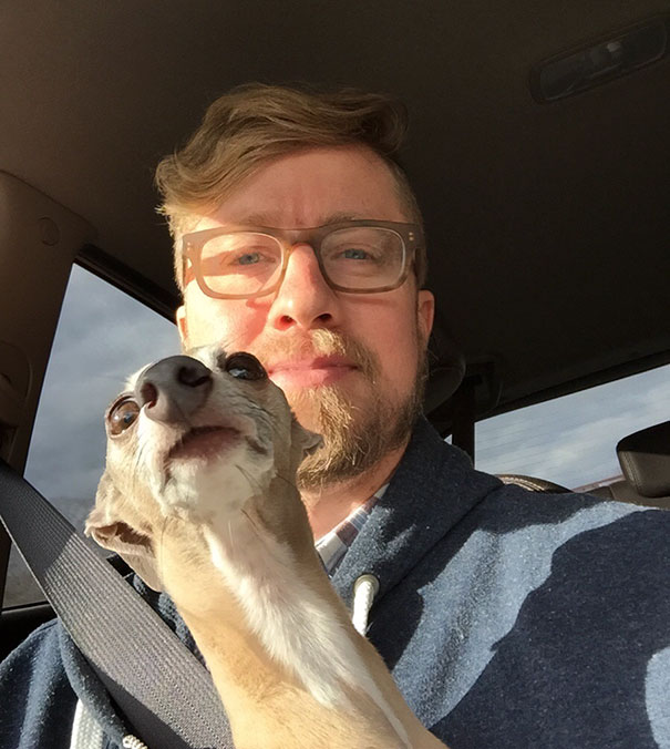 My Dog Doing His Selfie Thing