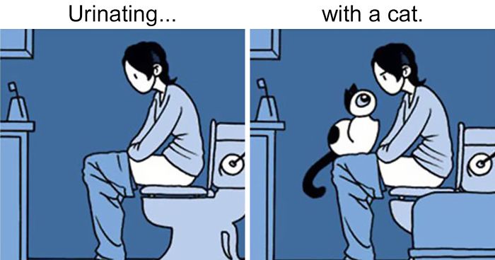 187 Hilarious Comics That Reveal The Reality Of Living With Cats