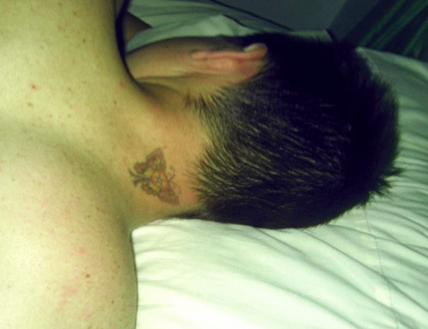 My Prank On My Boyfriend. It Really Helps That He's Such A Heavy Sleeper. Have A Good Day At The Office, Hun