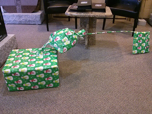 I Present To You "What The Hell Is That Under Our Tree?" Gift. It's Gonna Drive My Wife Crazy