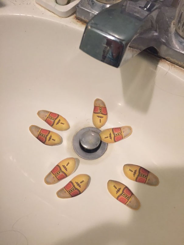 My Wife Called Me Into The Bathroom Claiming That The Sink Was Clogged. She Was Right