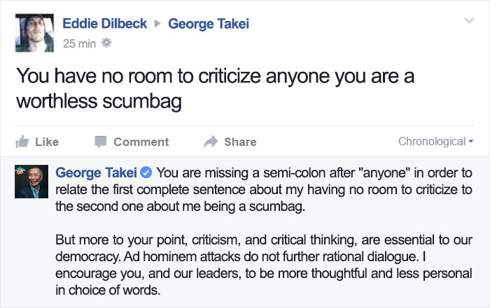 George Takei Comebacks