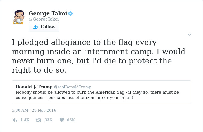 George Takei Comebacks