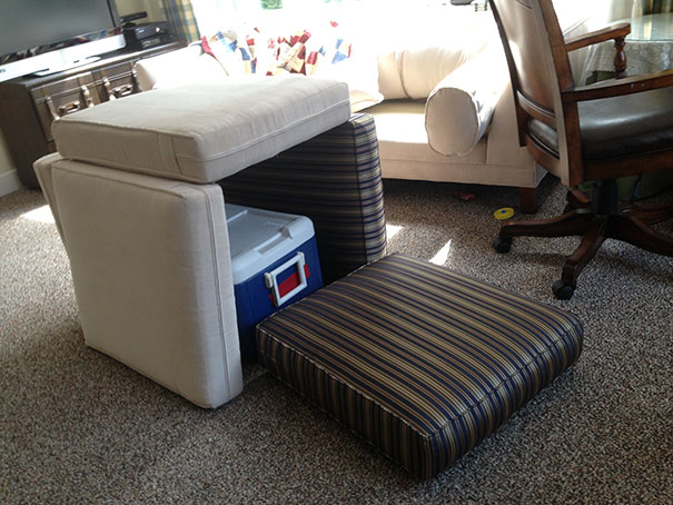 I Told My Son That I Don't Want To See The Cooler In This Room Again. I'm Not Even Mad