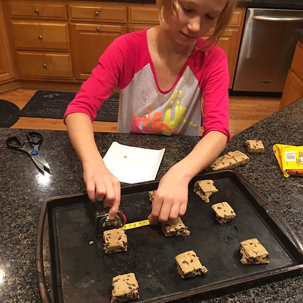 Directions Said 3 Inches Apart. That's Precisely How Far Apart They Will Be