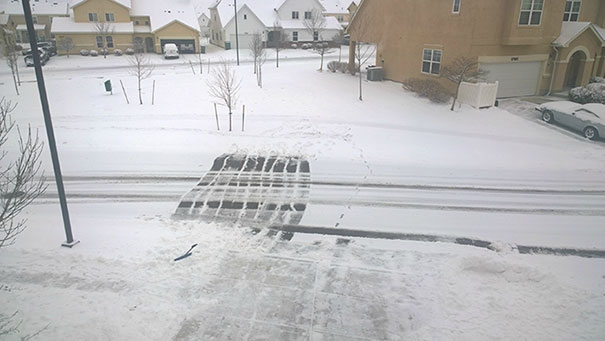 Told The Kids To Shovel The Driveway...
