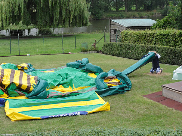 I Told My 5 Year Old Son That, If He Could Blow It Up, He Could Jump It