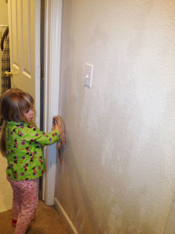 While I Appreciate My Daughter's Attempt, This Is Not What I Meant When I Asked For Her Help With Cleaning The House