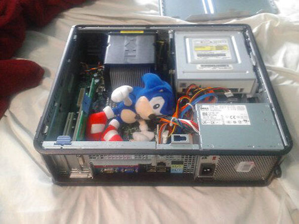 I Was Fixing A Computer, And My 4 Year Old Son Asked Why, So I Said It Was To Make It Work Faster. A While Later, My Son Said He Had Already Solved The Problem. Then I Come Across This