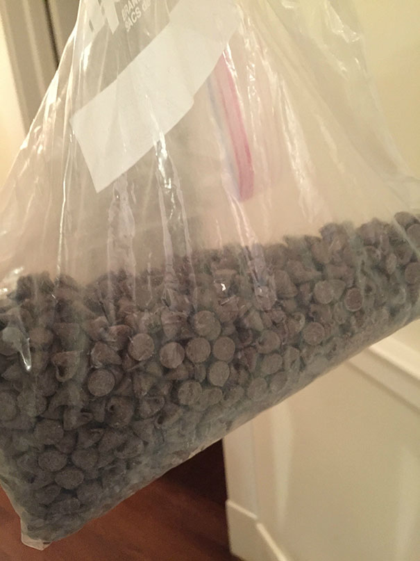 I Said Out Loud That I Was Going To Get A Bag Of Chips. My 5-Year-Old Son Excitedly Jumped Up, Told Me He Was On The Case, And Ran Fast To The Kitchen. He Was Super Proud Of Himself When He Returned And Handed Me This