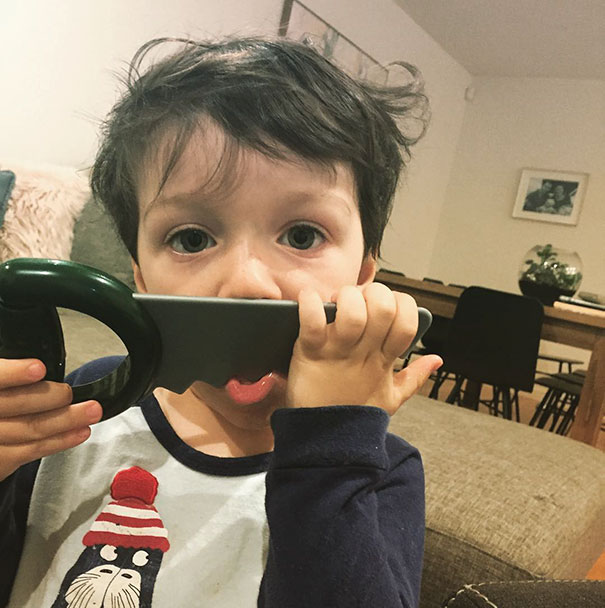 When Mason Came To Me And Said He'd Bit His Tongue, I Probably Shouldn't Have Said "Oh No, We May Need To Chop It Off!"