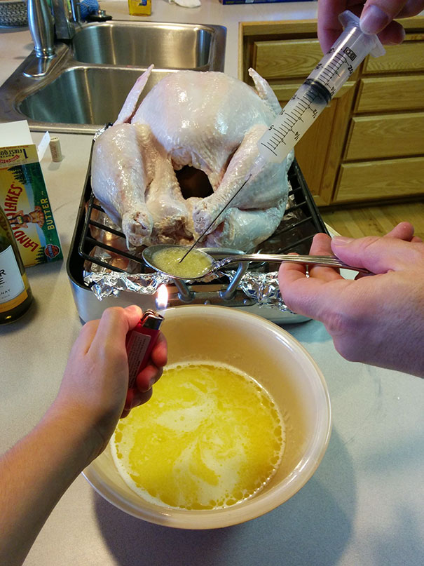 I Wasn't Able To Make It Home For Thanksgiving This Year. My Dad Just Sent Me This