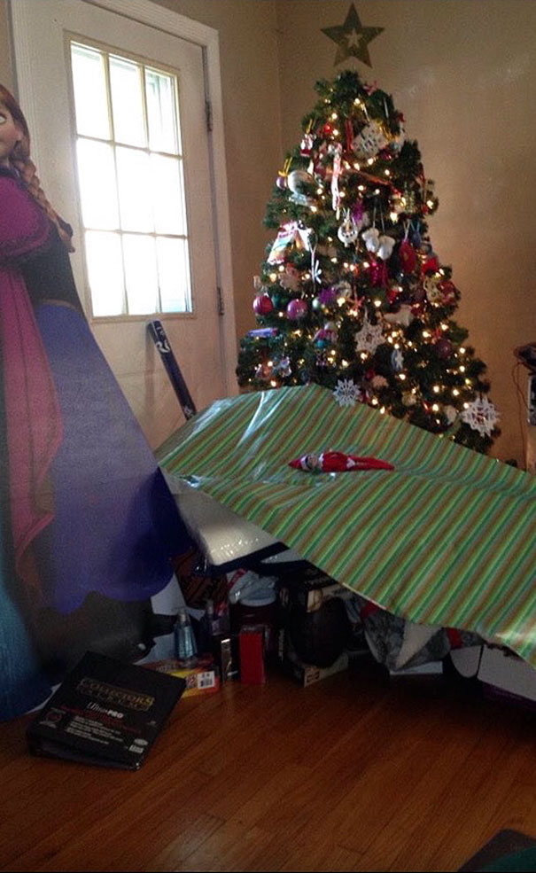 My Dad Hates Wrapping Presents, So He Just...