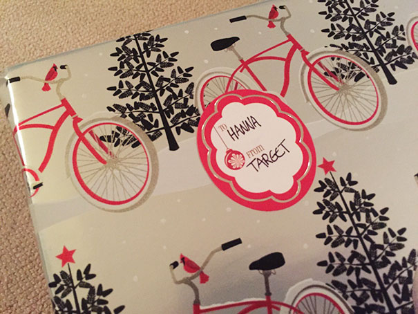 My Mom Spaced Out While Wrapping Gifts This Year... Guess I Know Where She Got This One