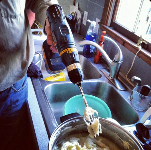 My Dad Being Innovative When It Matters Most