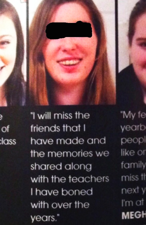 Great High School Yearbook Typo
