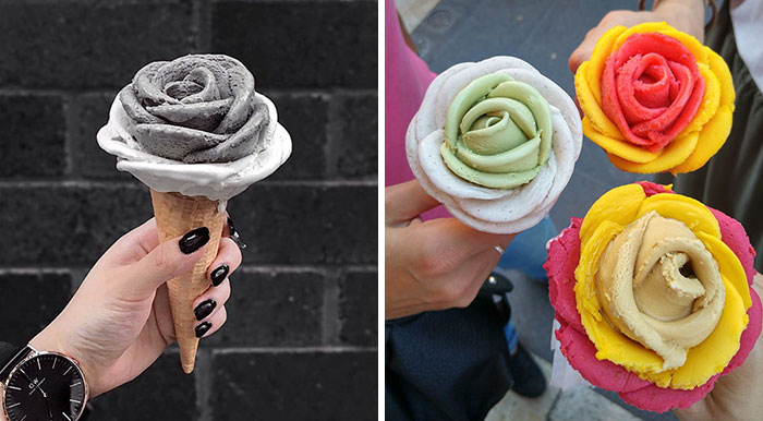 La última tendencia son las flores de helado, ¡mejores que las flores de verdad!