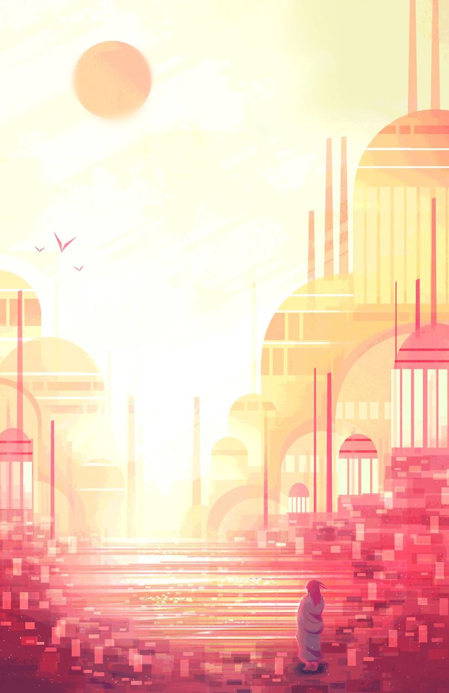 Geometric Land And Cityscapes