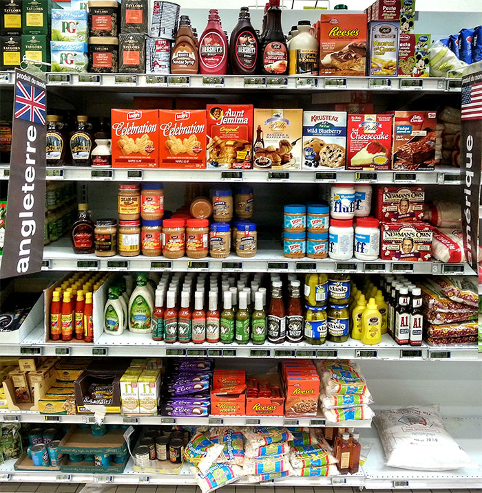 The American Food Section In My Local Supermarket - North Suburb Of Paris