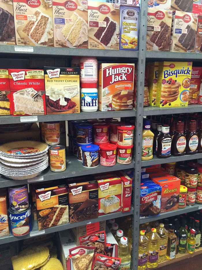 American Section Of International Grocery Store In Amsterdam