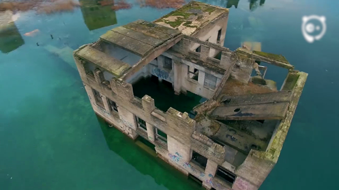 Ice Skating Above Underwater Prison