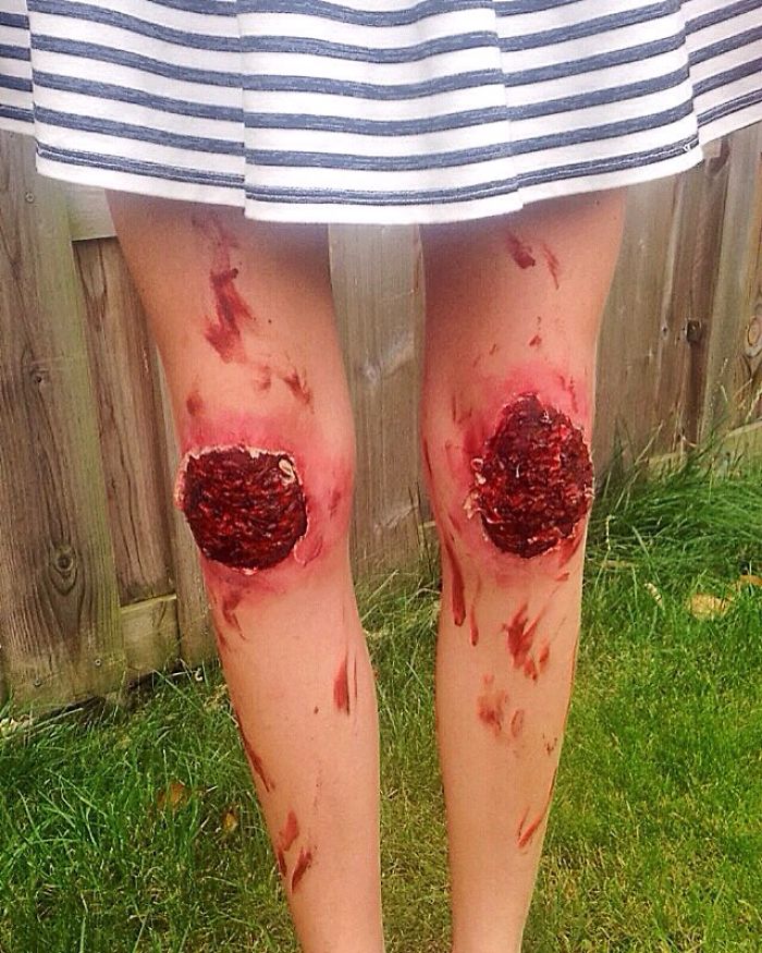 Detailed Face Art By A 15-Year-Old From Netherlands