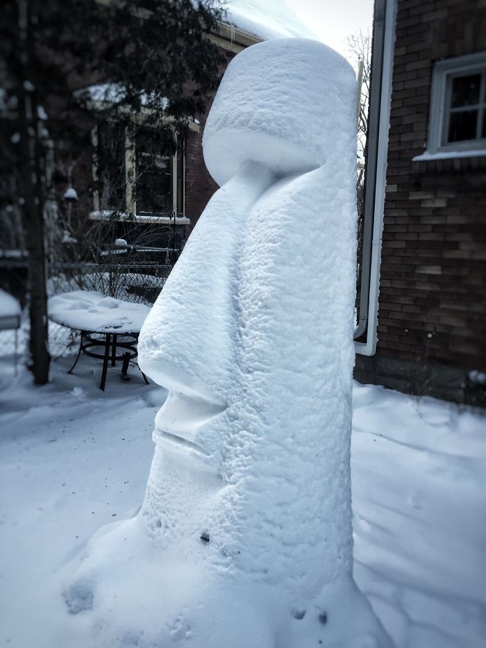 How To Make A Giant 8' Snow Sculpture