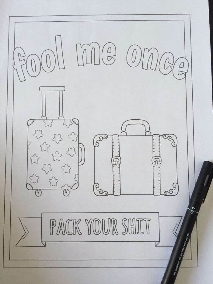 Break Up Stress Relief Coloring Book