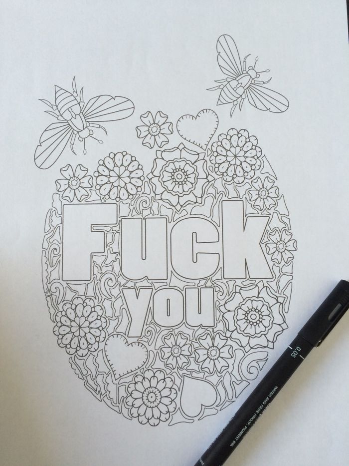 Break Up Stress Relief Coloring Book