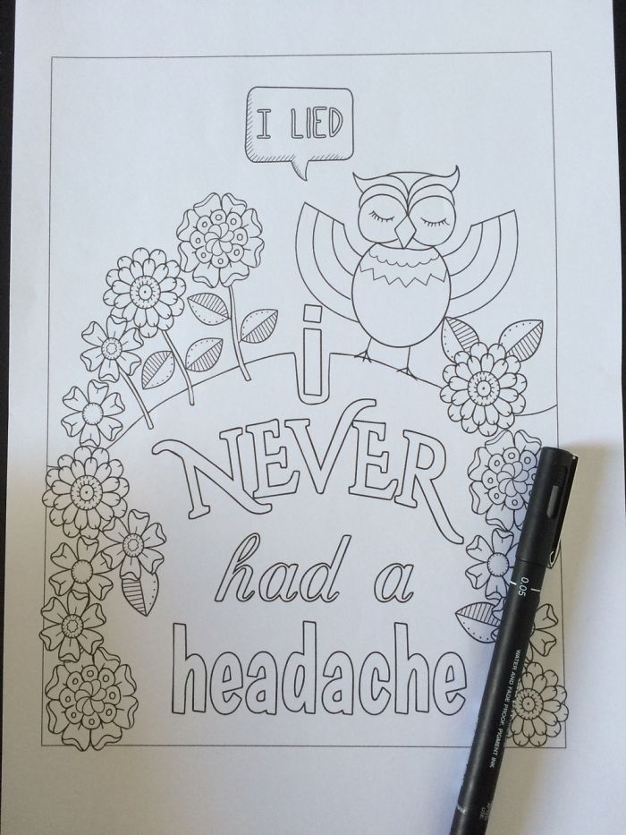 Break Up Stress Relief Coloring Book